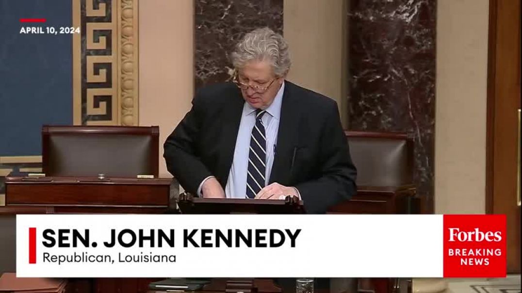 ⁣BREAKING NEWS John Kennedy And Dick Durbin Battle Over Mayorkas Impeachment On Senate Floor
