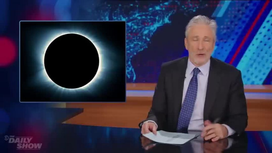 ⁣Jon Stewart Interrogates America's Support of Israel, 2024 Solar Eclipse Mania | The Daily Show