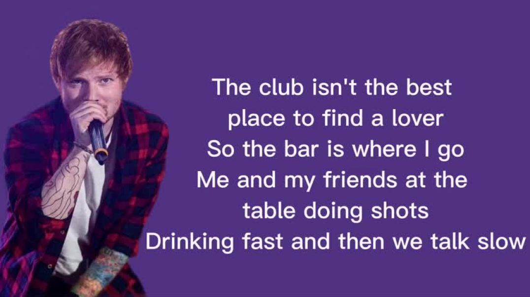 Ed Sheeran - Shape of you (Lyrics)