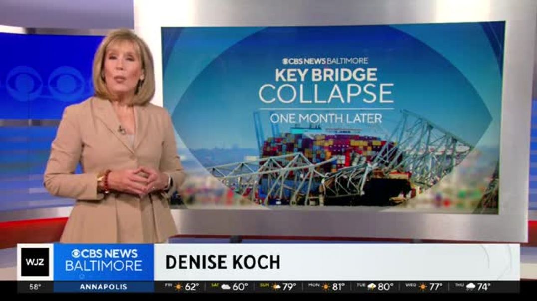 ⁣One Month Later: A look at what's happened since the Key Bridge collapse