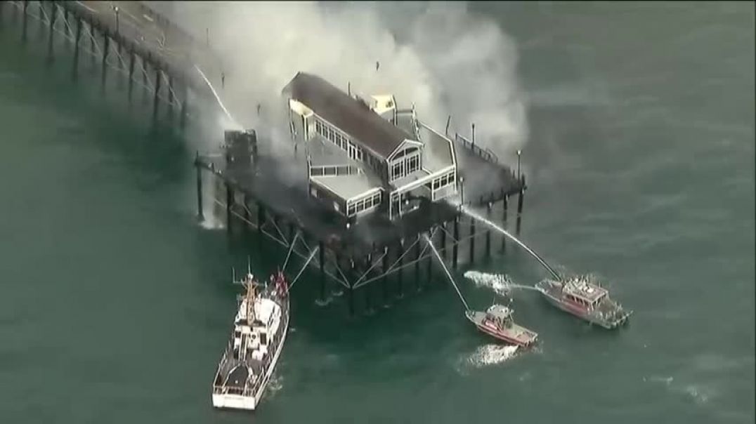 ⁣Fire erupts on iconic Oceanside Pier | 6 p.m. update
