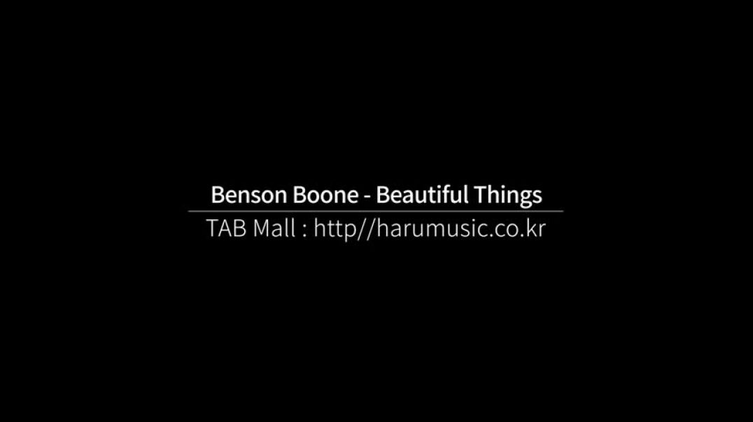 ⁣402.Benson Boone - Beautiful Things 기타커버 【★★☆☆☆】 | Guitar tutorial |ギター 弾いてみた 【TAB譜】