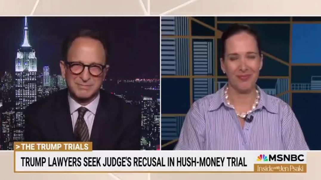 ⁣Laughable: Weissmann on Trump's last-ditch effort to remove hush money judge as trial looms