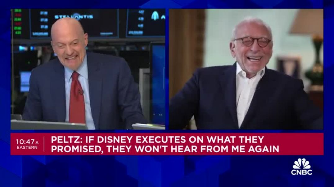 ⁣Nelson Peltz: $300 million profit on Disney is dramatically wrong, we did better than that