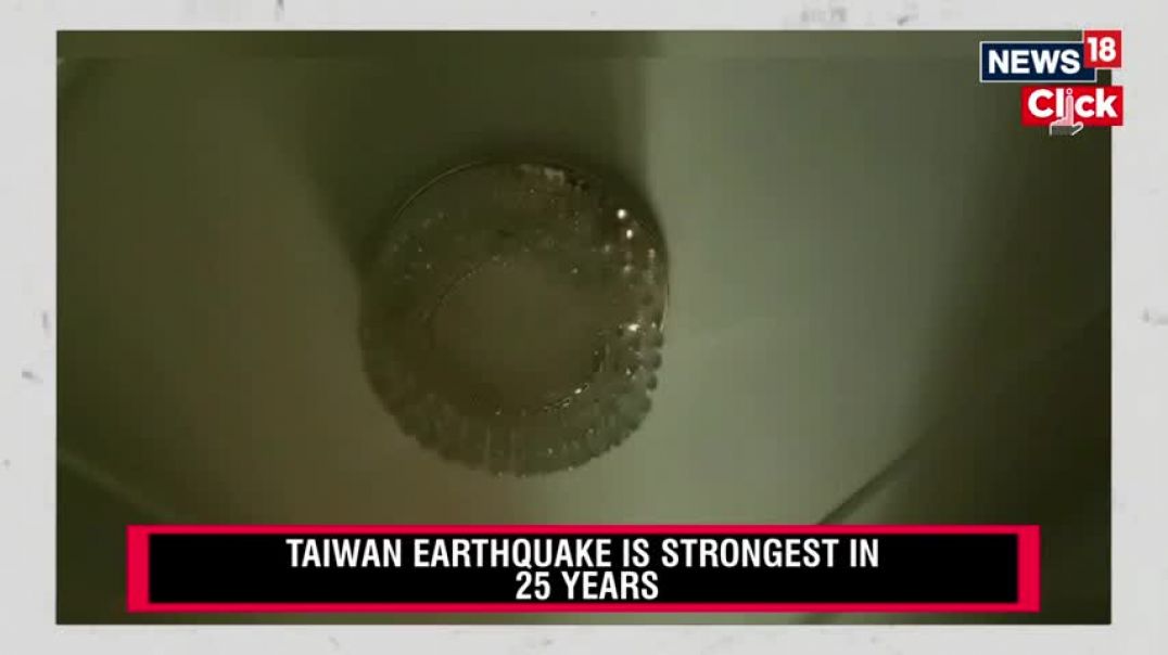 ⁣Taiwan Earthquake   Buildings Shake And Collapse   Many Feared Dead   Japan On Tsunami Alert   N18V