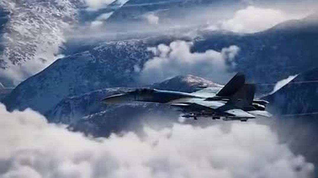 ⁣Russian Sukhoi Su-33 fighter jets are intercepted by US F-22 Raptors, somewhere near Alaska #dcs