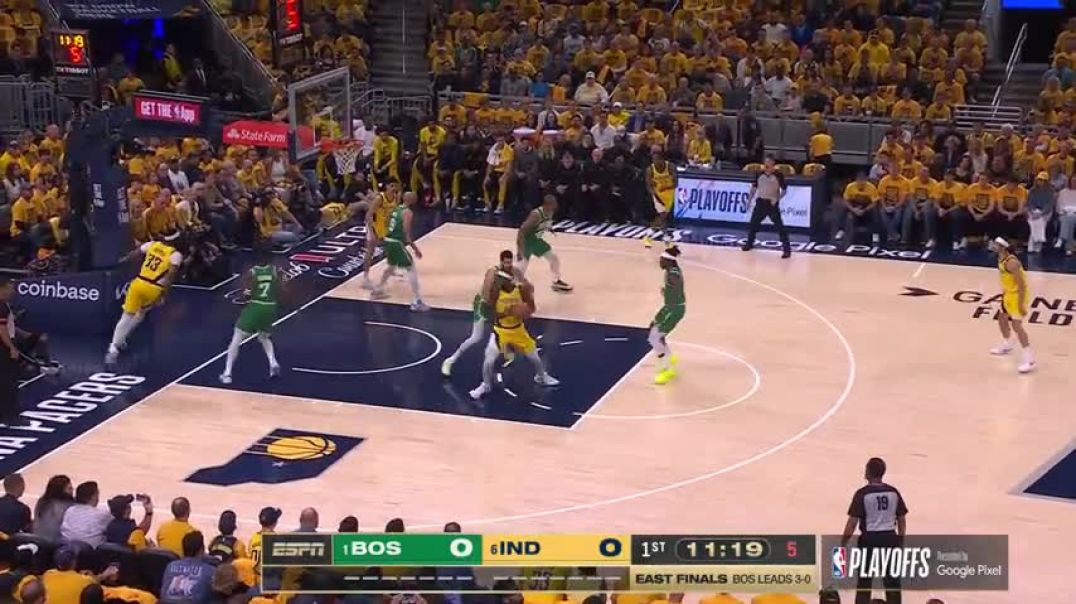 ⁣#1 CELTICS at #6 PACERS   FULL GAME 4 HIGHLIGHTS   May 27, 2024