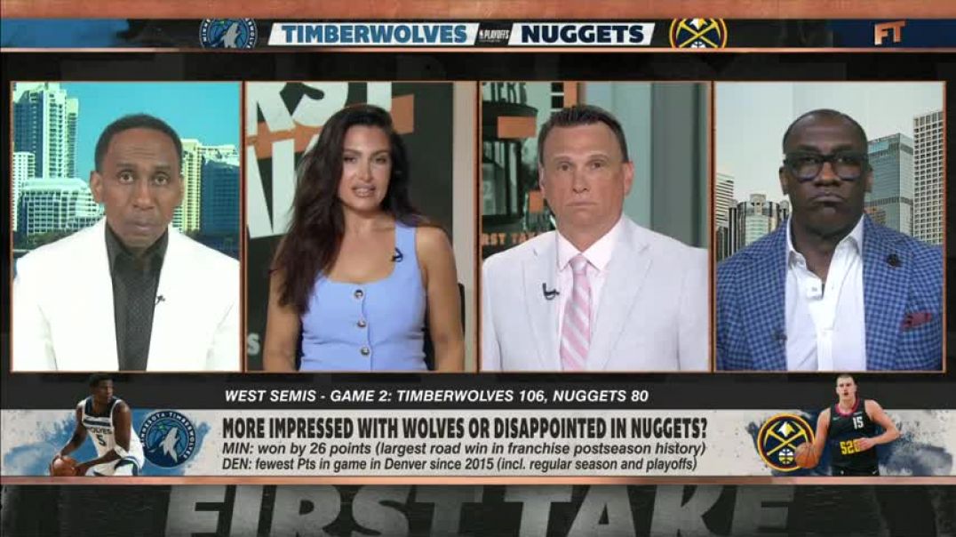 ⁣Stephen A. says Jamal Murray warrants a SUSPENSION after throwing heating pad on court | First Take