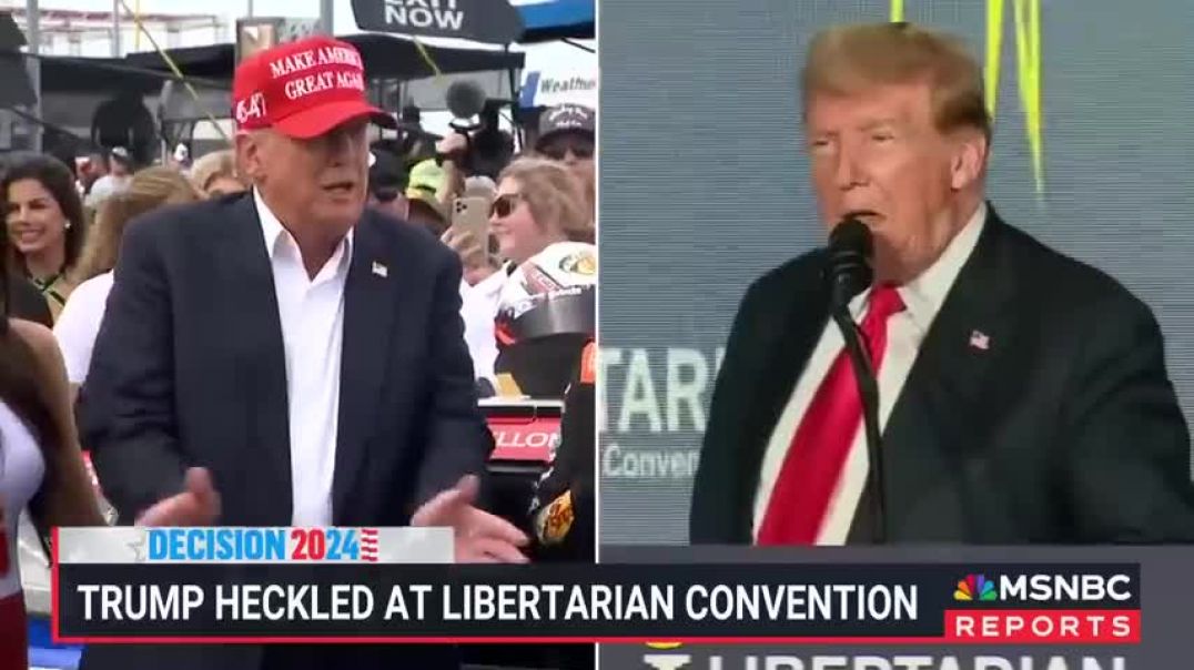 ⁣Trial is taking its toll: Trump booed and heckled at Libertarian National Convention