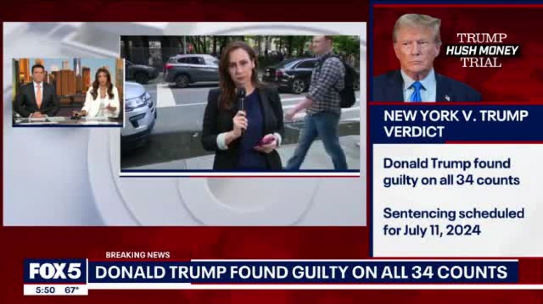 ⁣Trump verdict New Yorkers react to Donald Trump conviction