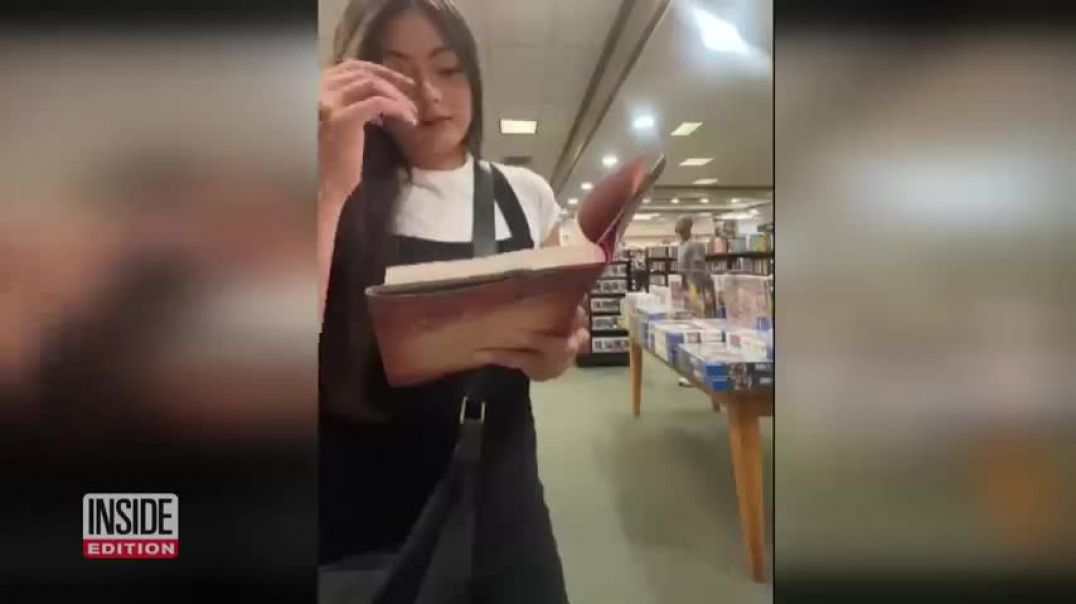 ⁣Woman Confronts ‘Creep’ Inside Barnes and Noble