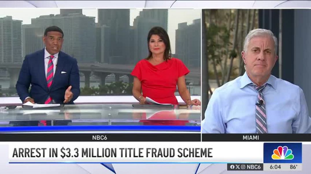 ⁣Clerk at Miami auto tag agency arrested in $3.3 million title fraud scheme