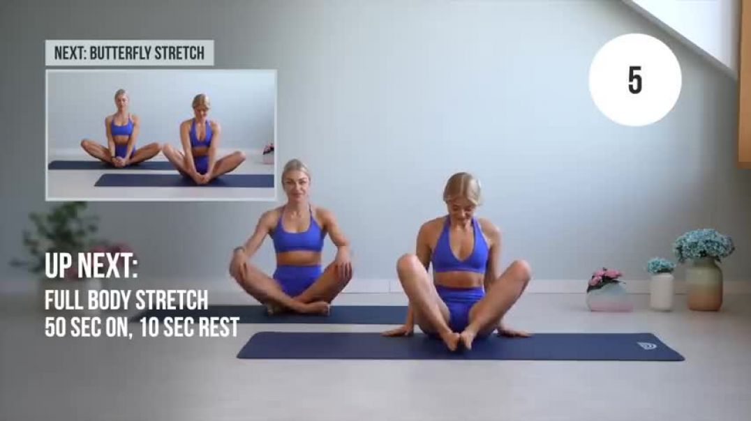 ⁣15 MIN FULL BODY STRETCH - Improve Mobility and Flexibility