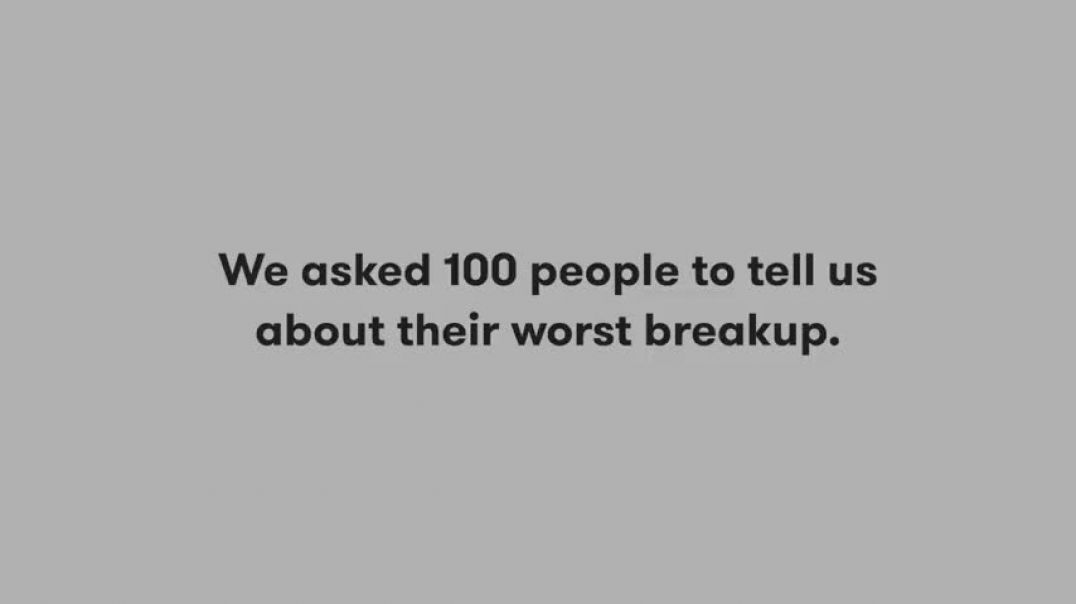 ⁣100 People Tell Us About Their Worst Breakup   Keep It 100   Cut