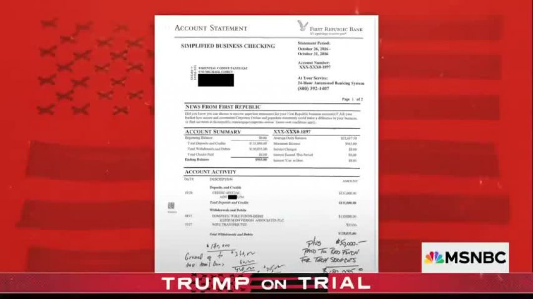 ⁣'The most important piece of paper of all': Smoking gun document presented at Trump trial