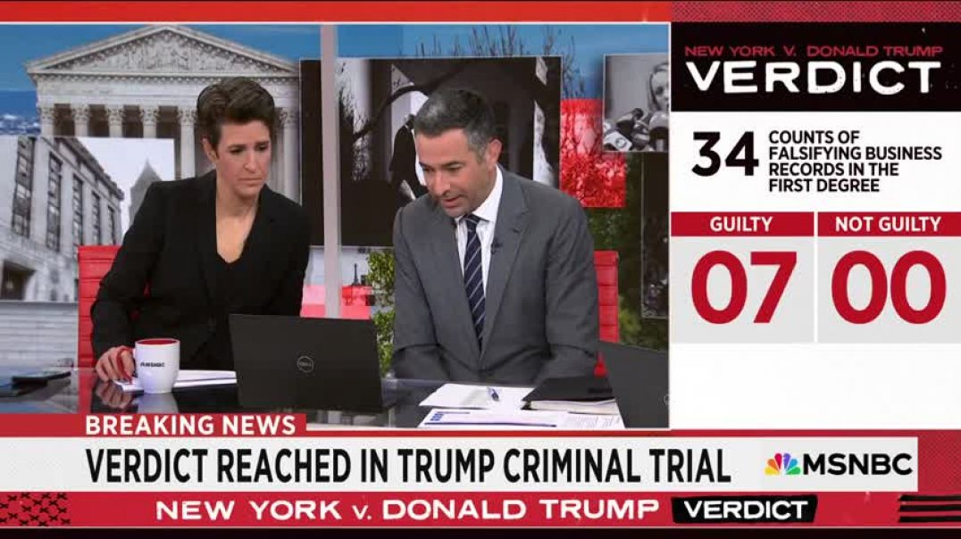 ⁣BREAKING Trump guilty on all counts in historic criminal trial