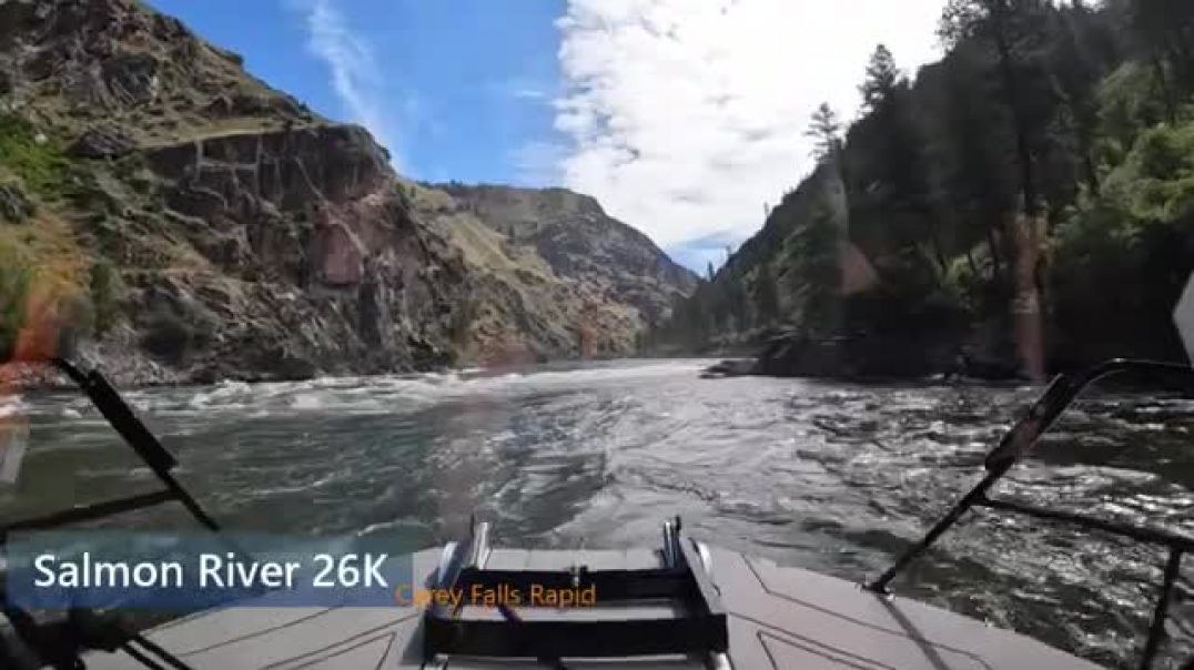 ⁣Salmon River 26K Jet Boat Run