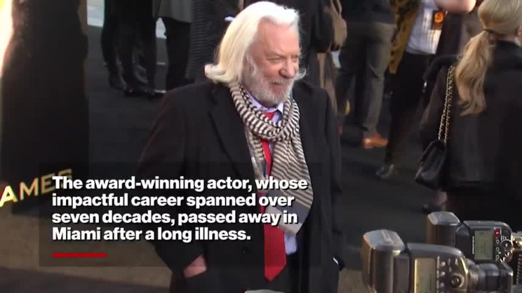 ⁣Legendary actor Donald Sutherland dead at 88, son Kiefer pays tribute ‘A life well lived’