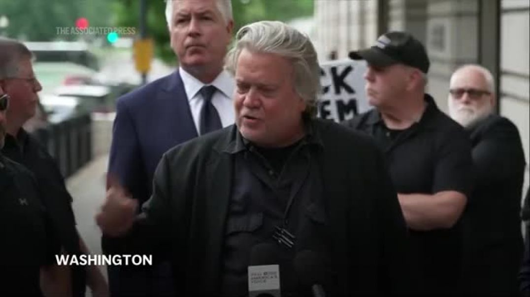 ⁣Trump ally Steve Bannon must begin prison sentence by July 1, judge says