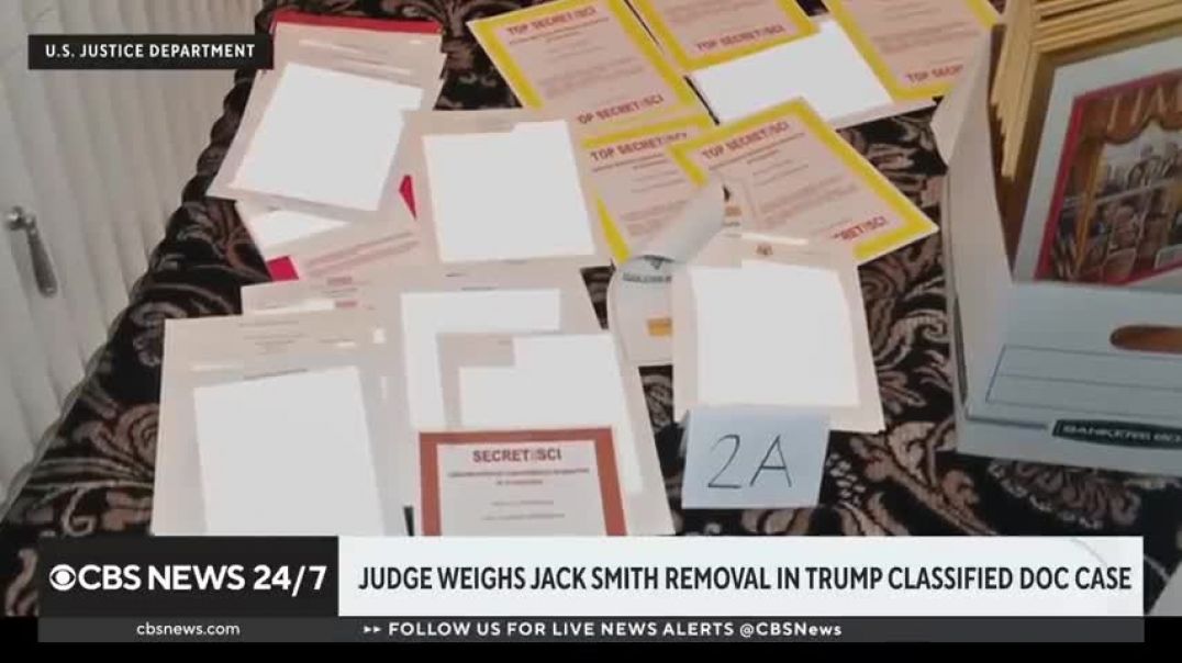⁣Federal judge weighs Jack Smith removal in Trump case