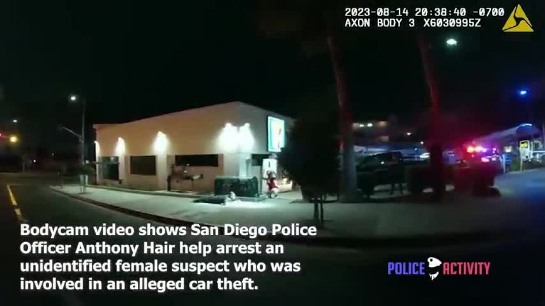 ⁣San Diego Cop Locks Himself in Backseat With Female Detainee