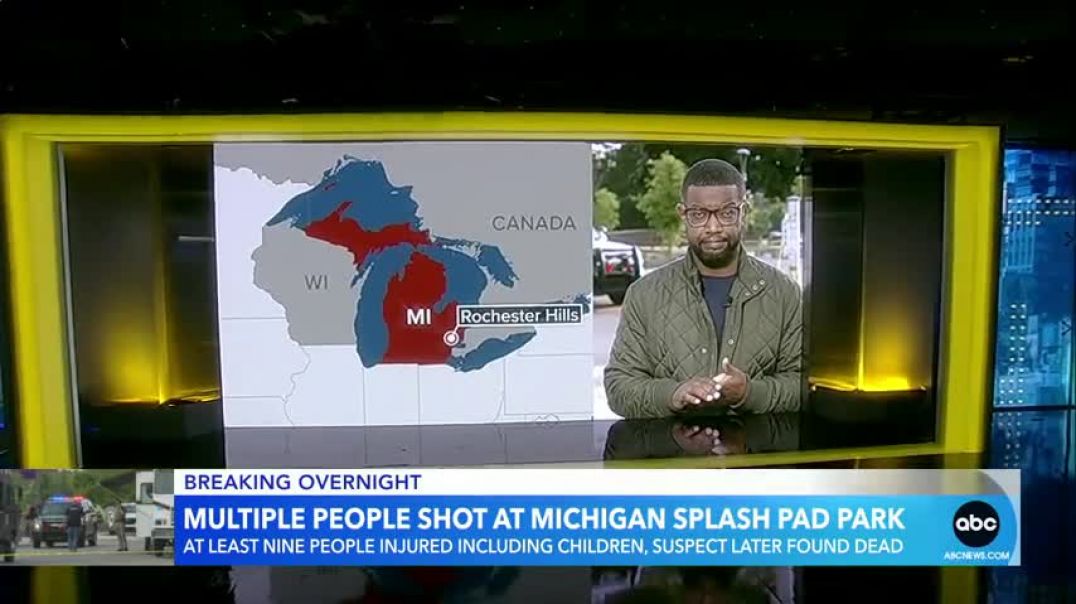 ⁣9 people shot at Michigan splash pad park, suspect dead Police