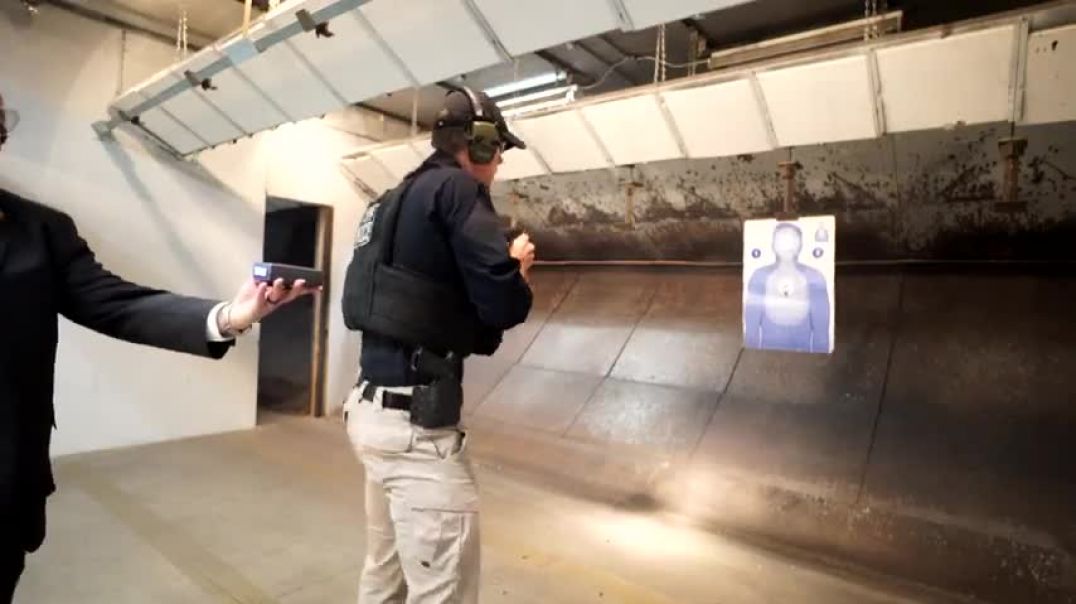 ⁣RAW Shooting with Glock switch at firing range