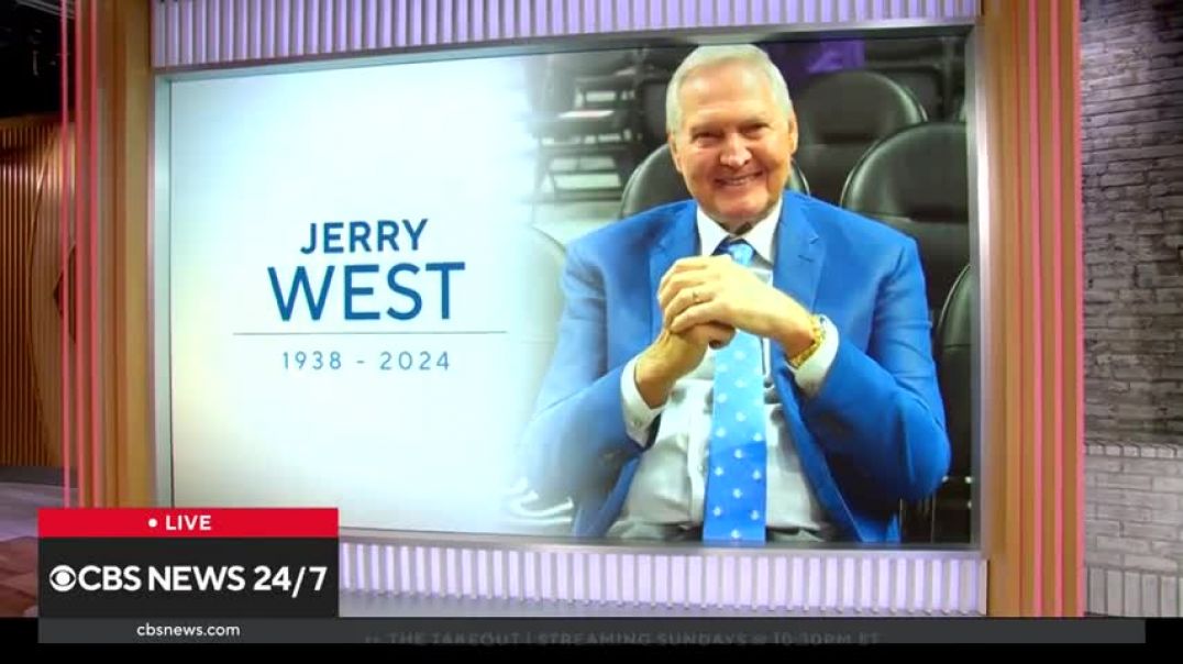 ⁣Jerry West, Hall of Famer and inspiration for NBA logo, dies at 86
