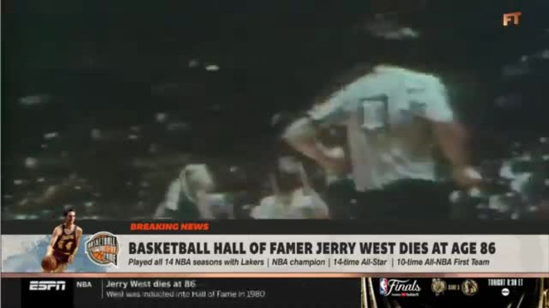 ⁣BREAKING - Stephen A. reacts to Jerry West, NBA legend who helped the Lakers dominate, dies at 86