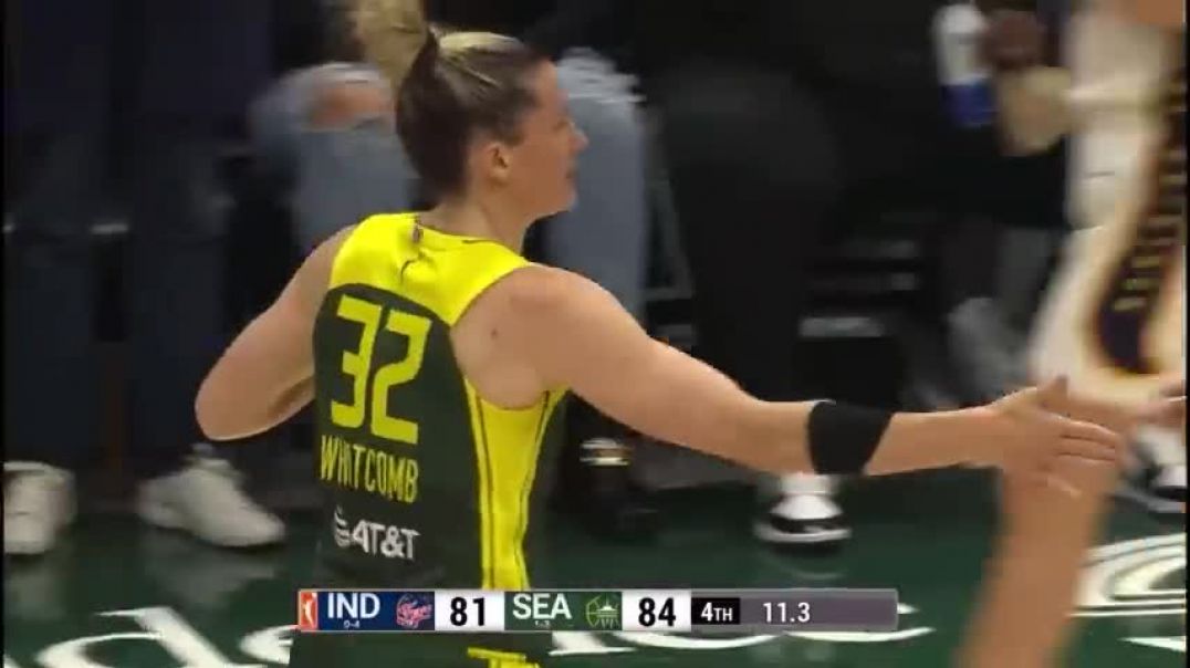 ⁣Last 11 seconds of Indiana Fever vs Seattle Storm