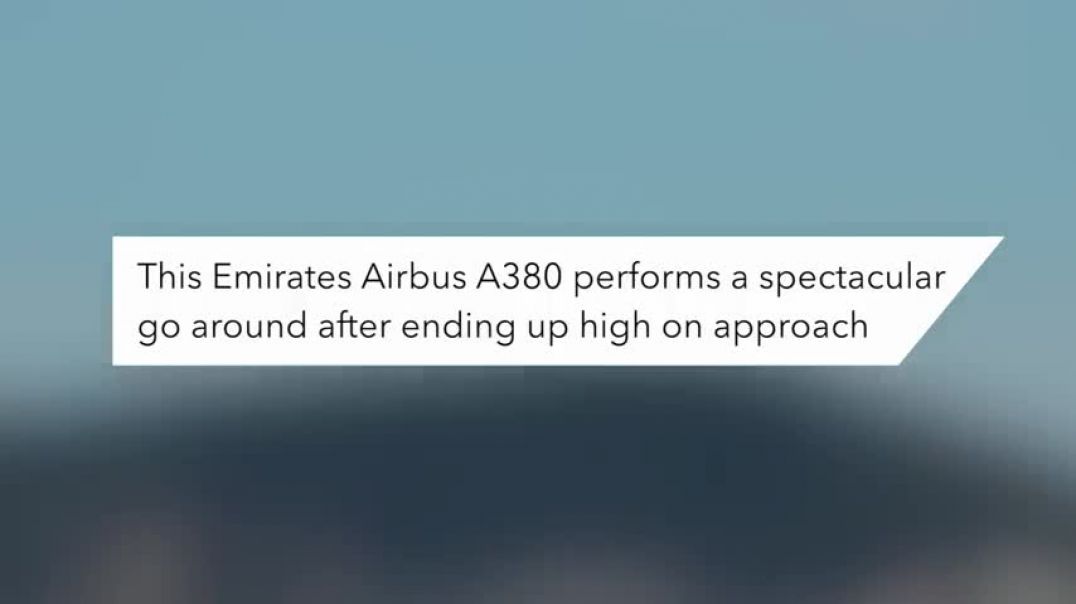 ⁣A380 Pilot Miscalculates Approach