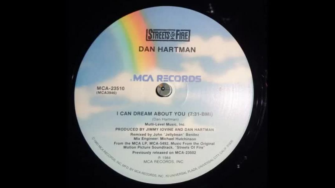 ⁣I Can Dream About You (Jellybean 12" Remix) - Dan Hartman