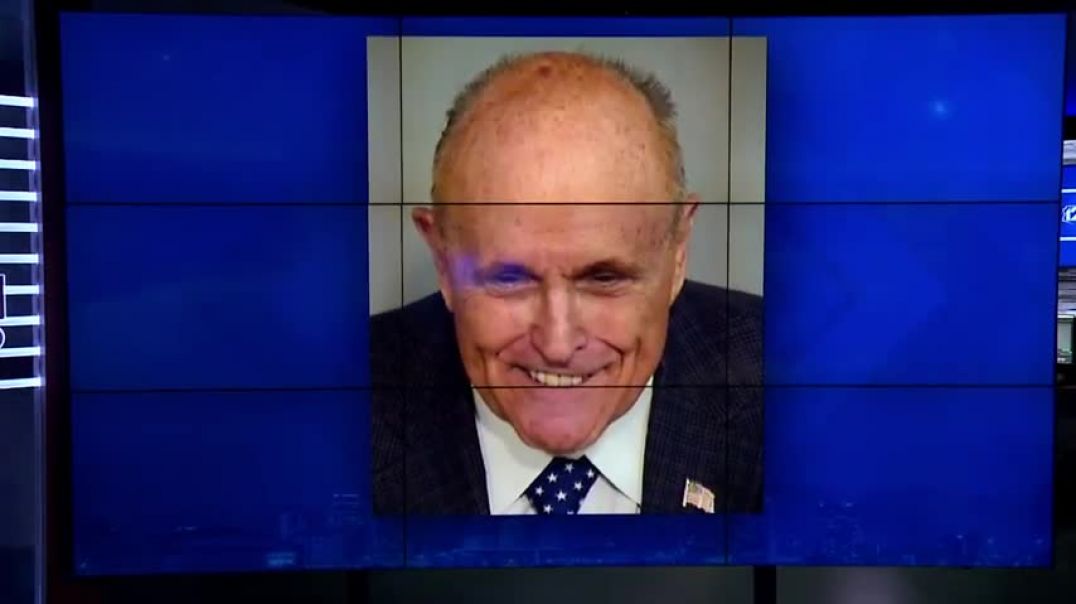 ⁣Rudy Giuliani booked into Arizona jail on felony charges