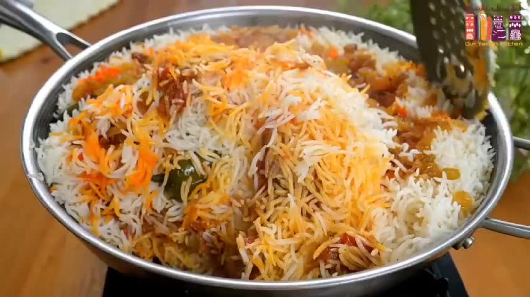 ⁣The secret of cooking the most delicious basmati rice! Hadrami restaurant style!