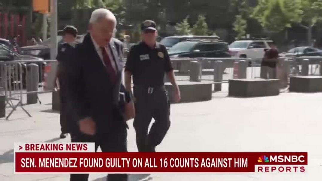 ⁣See Sen. Menendez found guilty on all charges