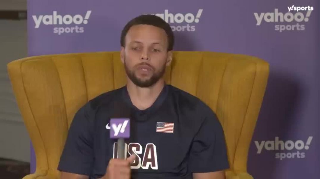 ⁣STEPH CURRY on Klay leaving, LEBRON & Team USA | Yahoo Sports