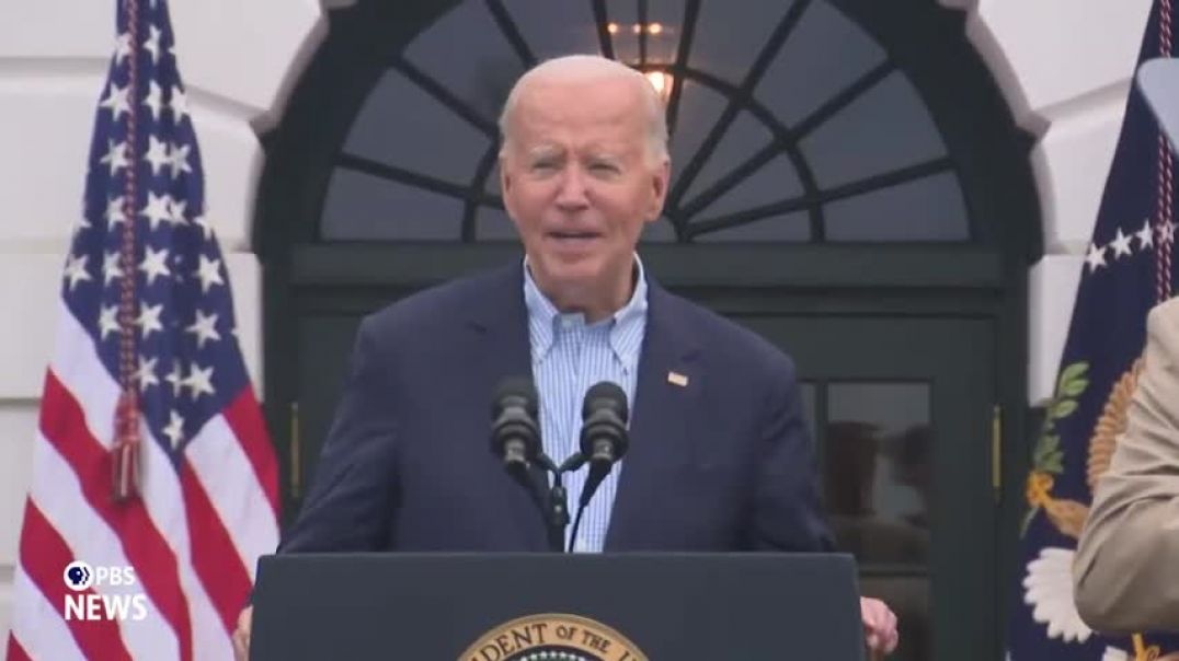 ⁣WATCH Biden speaks at 4th of July barbecue for military service members and families