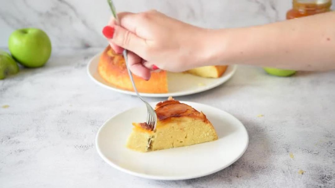 TARTA de MANZANA en SARTÉN ¡Pastel SIN HORNO!