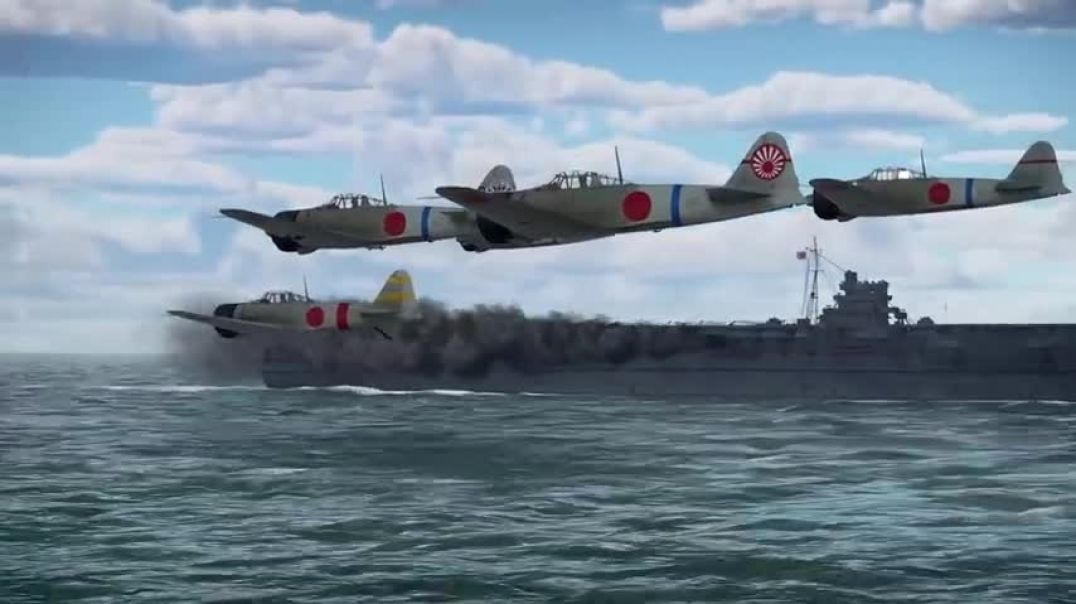 ⁣AMBUSHING JAPANESE AIRCRAFT CARRIER FLEET in War Thunder!