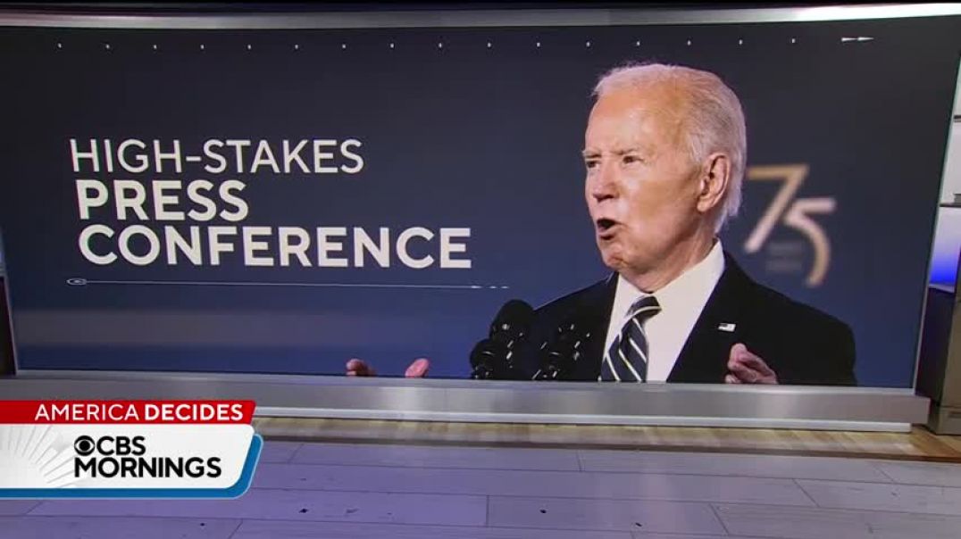 ⁣Biden to hold news conference amid doubt over his reelection campaign