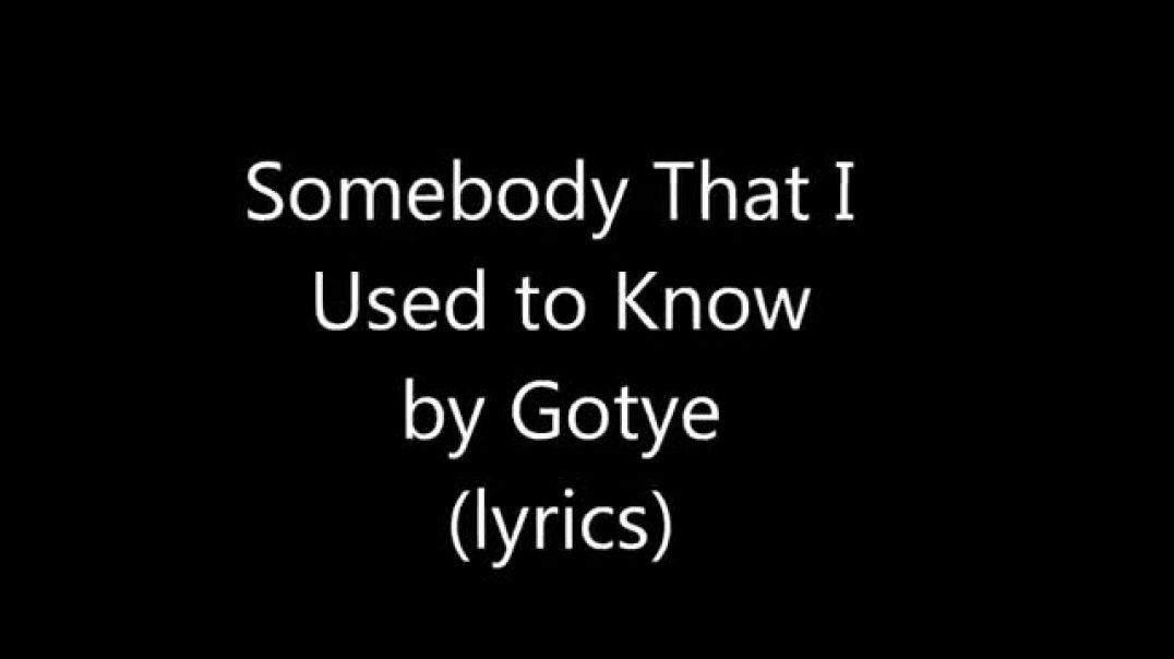 ⁣Somebody That I Used to Know- Gotye ft. Kimbra (Lyrics)