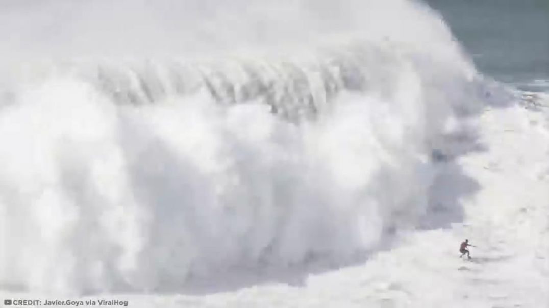 ⁣Biggest Waves Ever Recorded On Camera