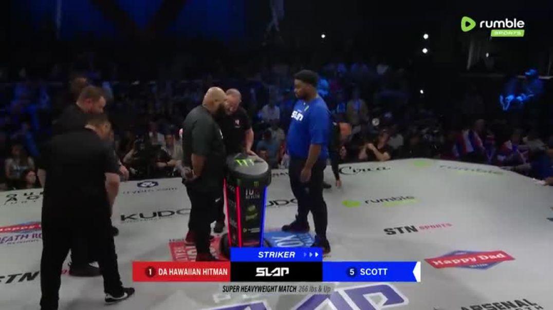 ⁣Two Giants Go Head-to-Head   Da Hawaiian Hitman vs Eviahn Scott Power Slap 7 Full Match