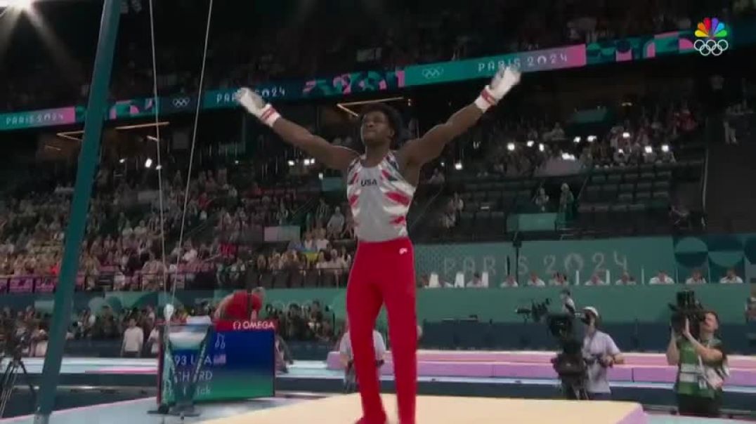 Frederick Richard ‘rocked the house’ for Team USA in team gymnastics competition   Paris Olympics