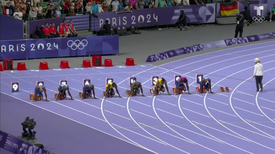 ⁣Noah Lyles de Estados Unidos se cuelga el oro en la Final de 100 M masculino