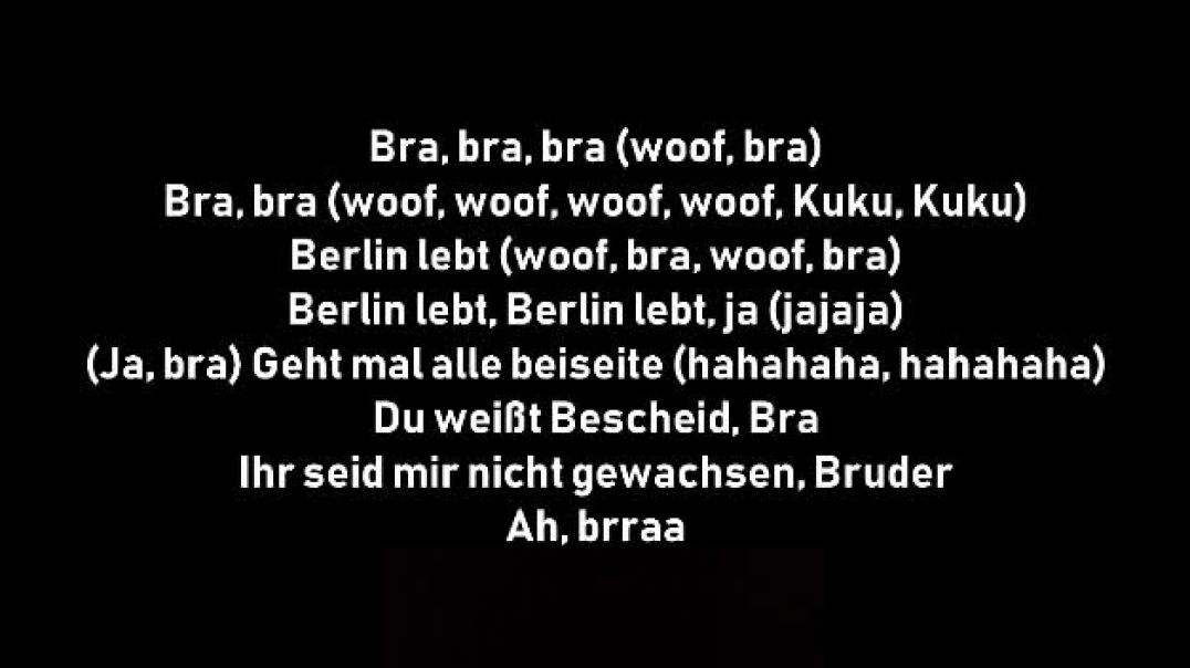 Berlin Lebt Capital Bra (OFFICIAL LYRICS)