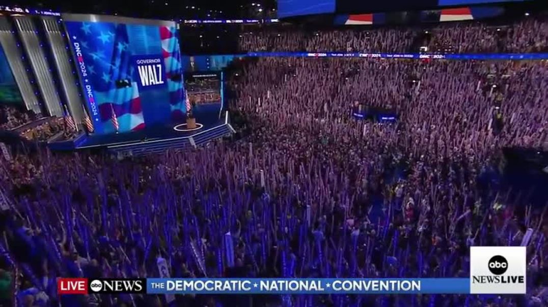 ⁣FULL SPEECH Tim Walz talks background, freedoms under Harris during keynote DNC address