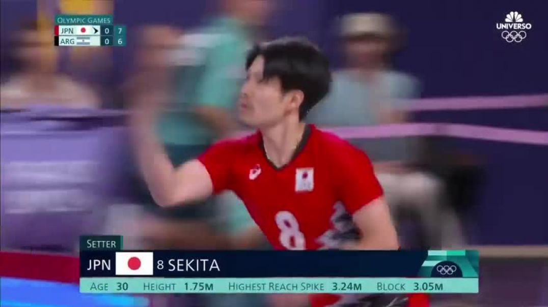 ⁣Argentina cae ante Japón en voleibol varonil   Juegos Olímpicos París 2024   Telemundo Deportes