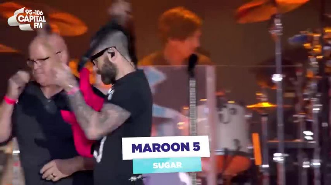 ⁣Maroon 5 – ‘Sugar’   Live at Capital’s Summertime Ball 2019