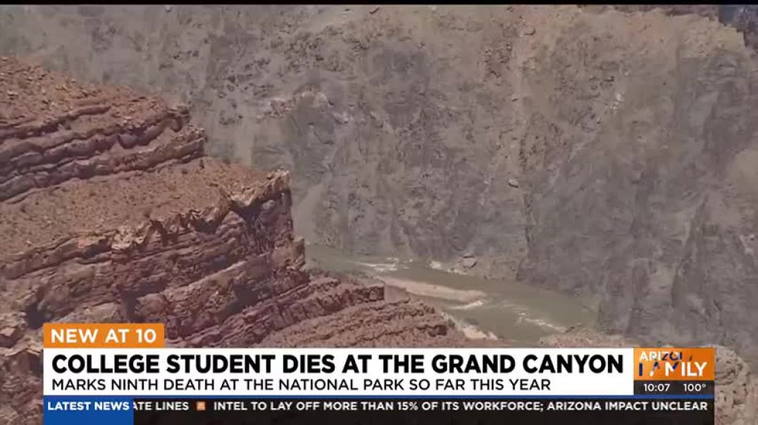 College student hiking off trail falls to his death at the Grand Canyon